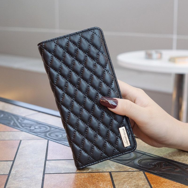 Flip Case Xiaomi Redmi Note 14 5g Handyhülle Gesteppt Binfen Color