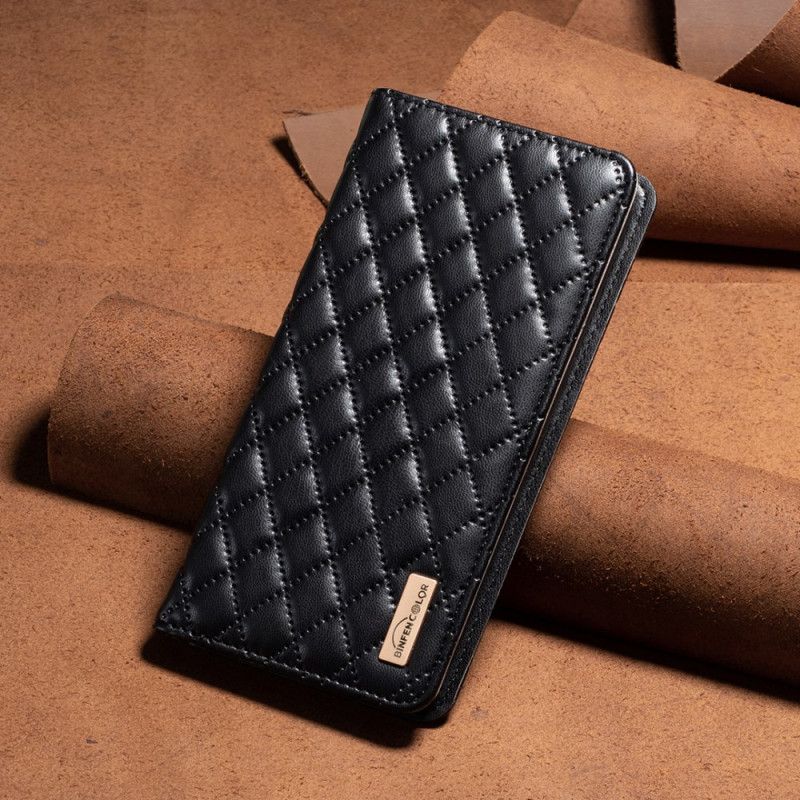 Flip Case Xiaomi Redmi Note 14 5g Handyhülle Gesteppt Binfen Color