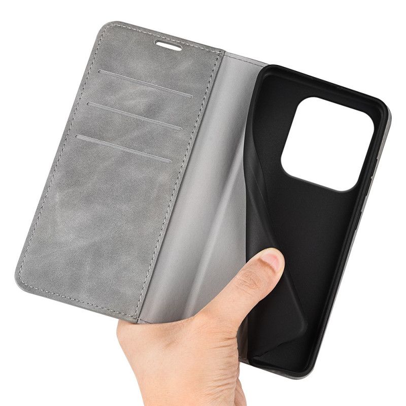 Flip Case Xiaomi Redmi Note 14 5g Handyhülle Lederoptik