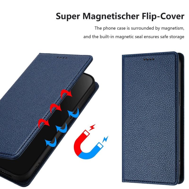 Flip Case Xiaomi Redmi Note 14 5g Rfid-blockierung In Lederoptik