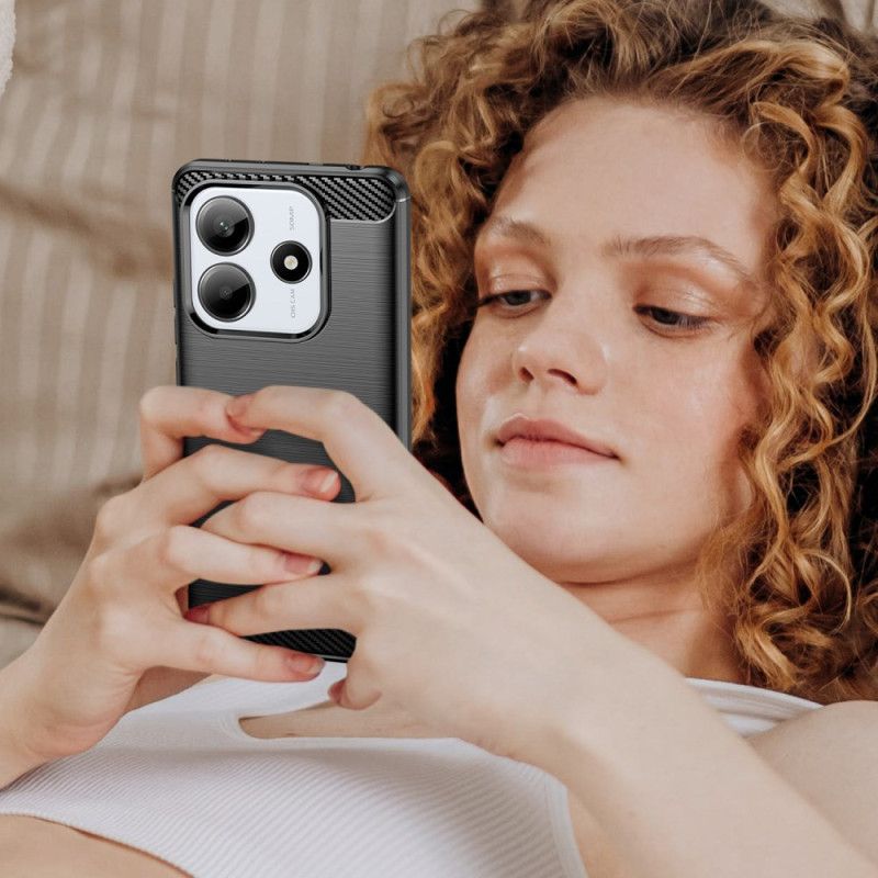 Hülle Xiaomi Redmi Note 14 5g Gebürstete Carbonfaser
