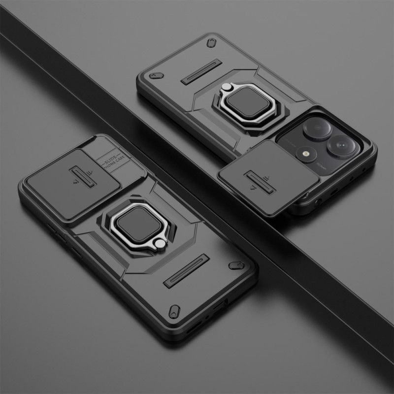 Hülle Xiaomi Redmi Note 14 5g Handyhülle Multifunktional Mit Halter Und Linsenschutz