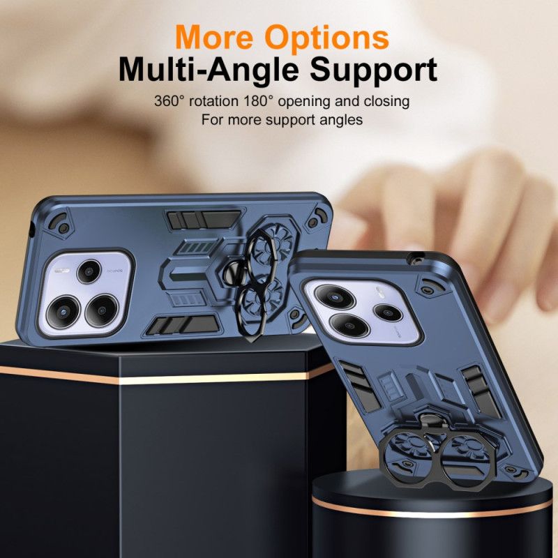 Hülle Xiaomi Redmi Note 14 5g Ringhalter In Metalloptik