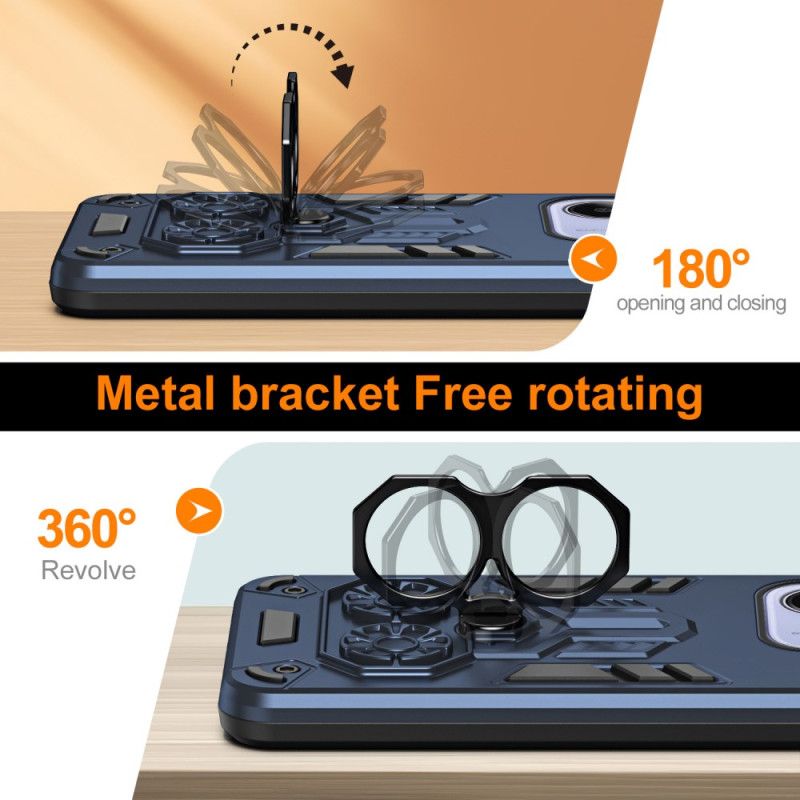 Hülle Xiaomi Redmi Note 14 5g Ringhalter In Metalloptik