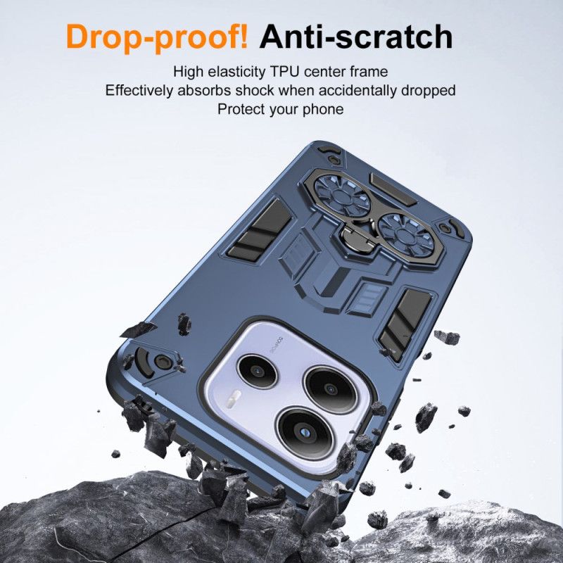 Hülle Xiaomi Redmi Note 14 5g Ringhalter In Metalloptik