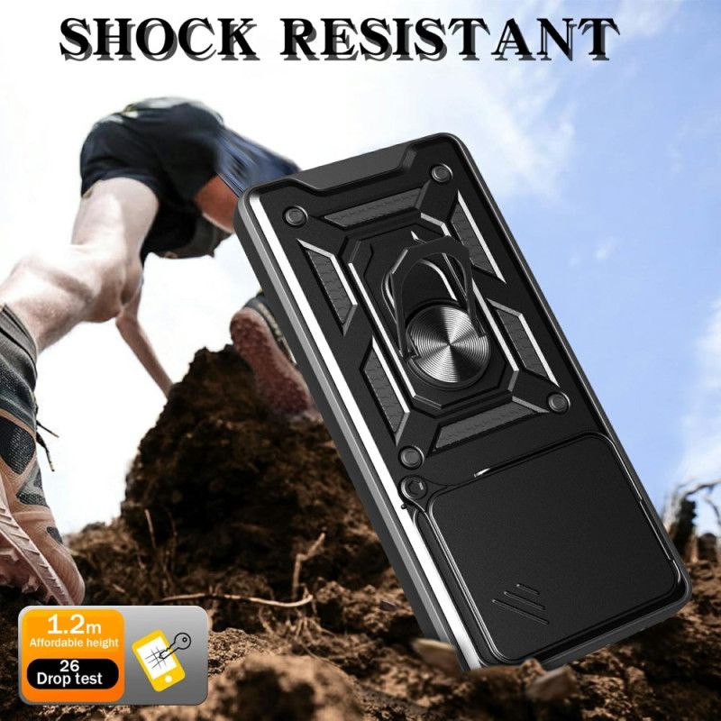 Hülle Xiaomi Redmi Note 14 5g Schiebebare Kameraabdeckung Und Ständer