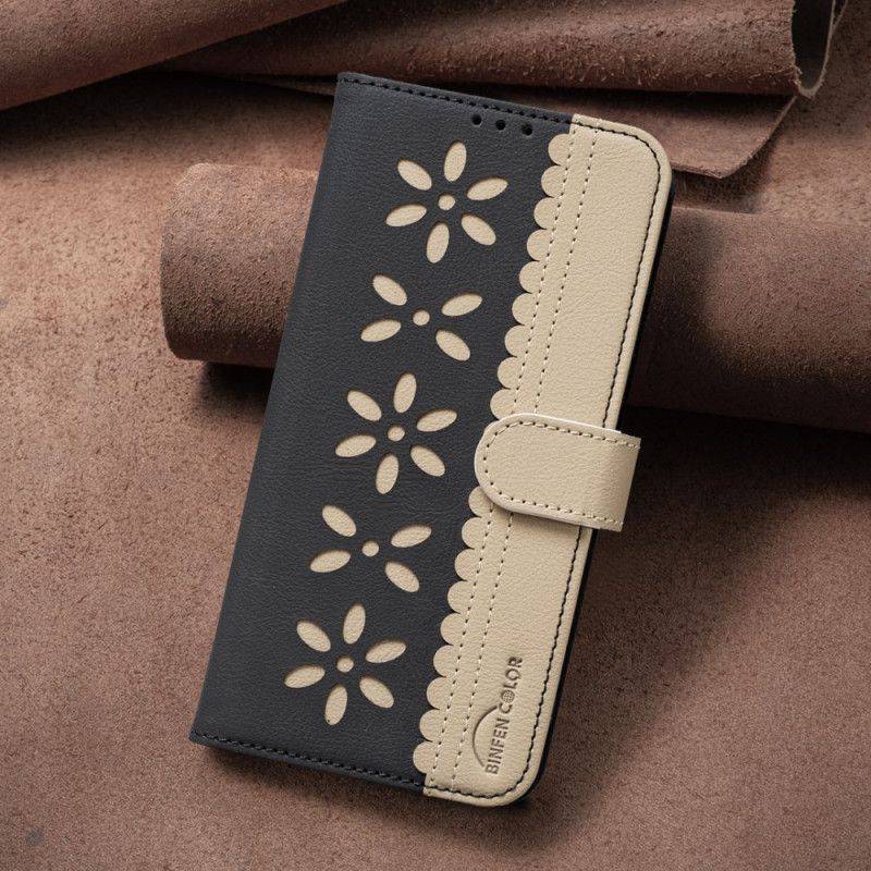 Lederhüllen Für Xiaomi Redmi Note 14 5g Blumenmuster Binfen Color