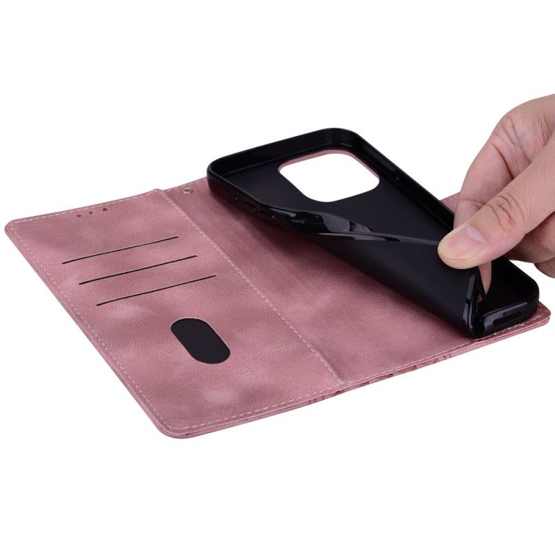 Lederhüllen Für Xiaomi Redmi Note 14 5g Frisé Und Nieten