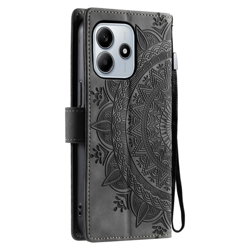 Lederhüllen Für Xiaomi Redmi Note 14 5g Mandala-wildleder-effekt
