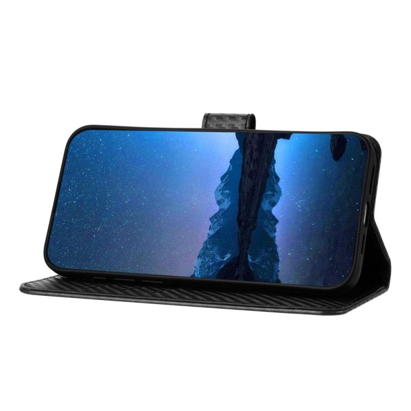 Lederhüllen Xiaomi Redmi Note 14 5g Handyhülle Carbonfaser