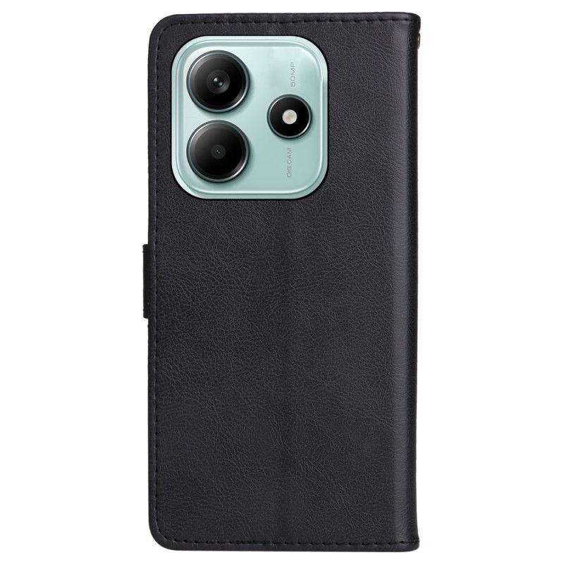 Lederhüllen Xiaomi Redmi Note 14 5g Handyhülle Kunstleder Mit Riemen