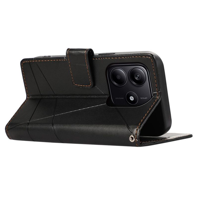 Lederhüllen Xiaomi Redmi Note 14 5g Handyhülle Linienmuster