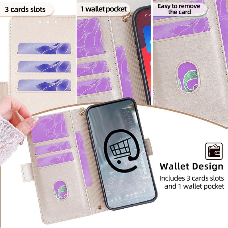 Lederhüllen Xiaomi Redmi Note 14 5g Handyhülle Rfid-blockiertechnologie Goldverschluss