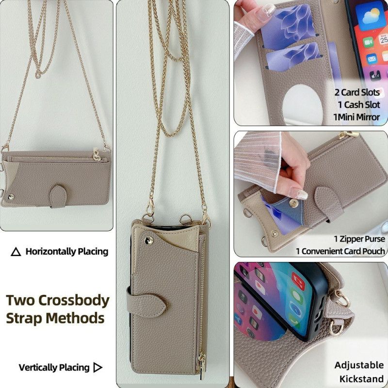 Lederhüllen Xiaomi Redmi Note 14 5g Mit Ständer Und Handschlaufe