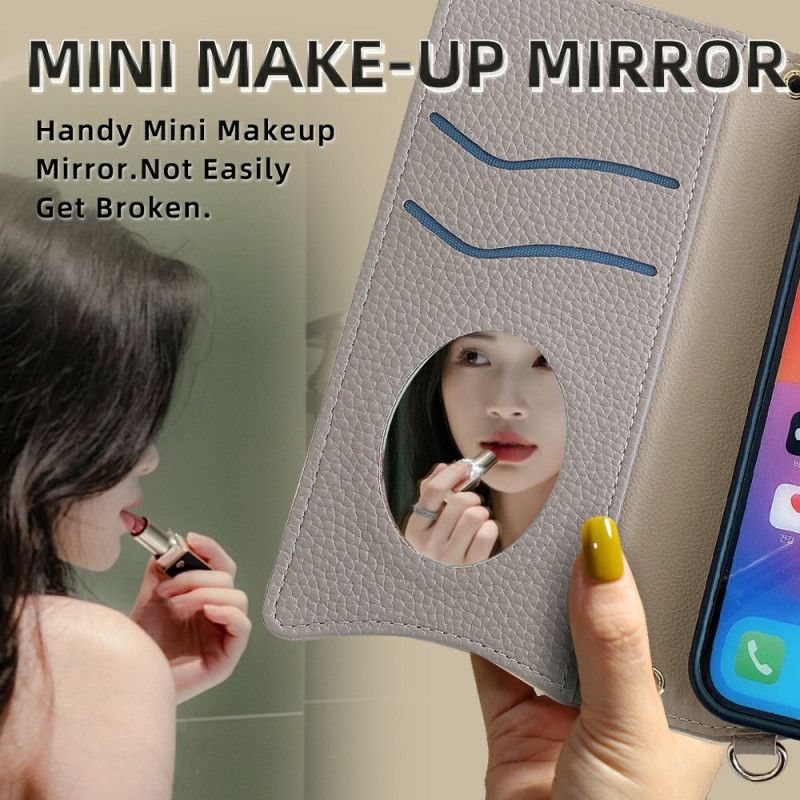 Lederhüllen Xiaomi Redmi Note 14 5g Mit Ständer Und Handschlaufe