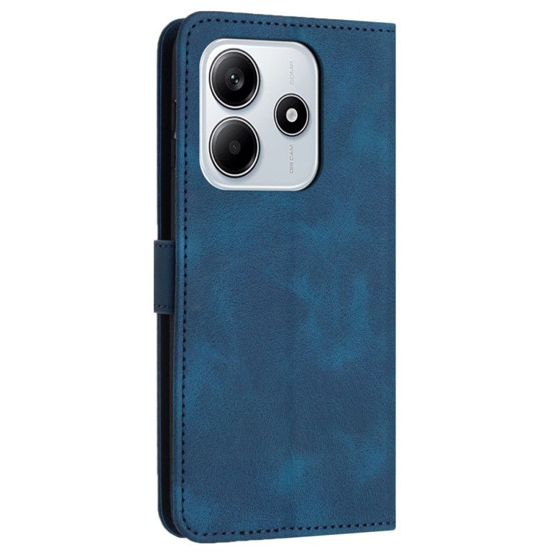 Lederhüllen Xiaomi Redmi Note 14 5g Stilvolles Wildleder Mit Riemen