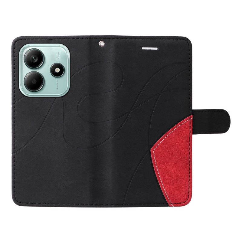 Lederhüllen Xiaomi Redmi Note 14 5g Zweifarbige Grafik