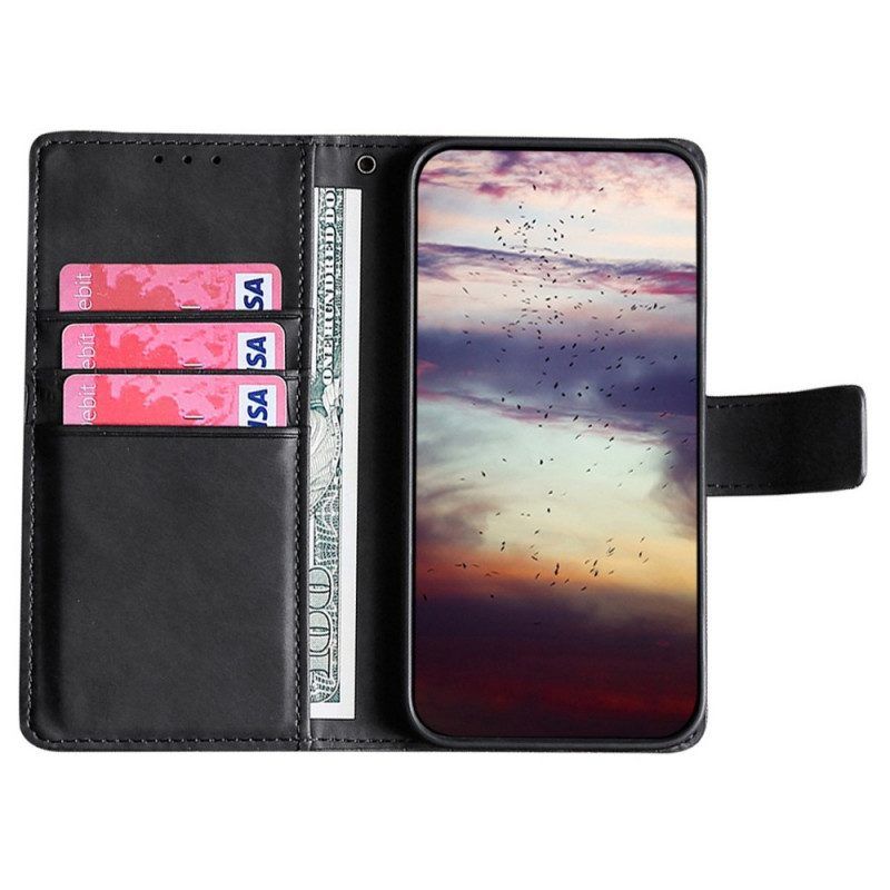 Flip Case Für OnePlus Nord 2T 5G Krokodilleder-stil