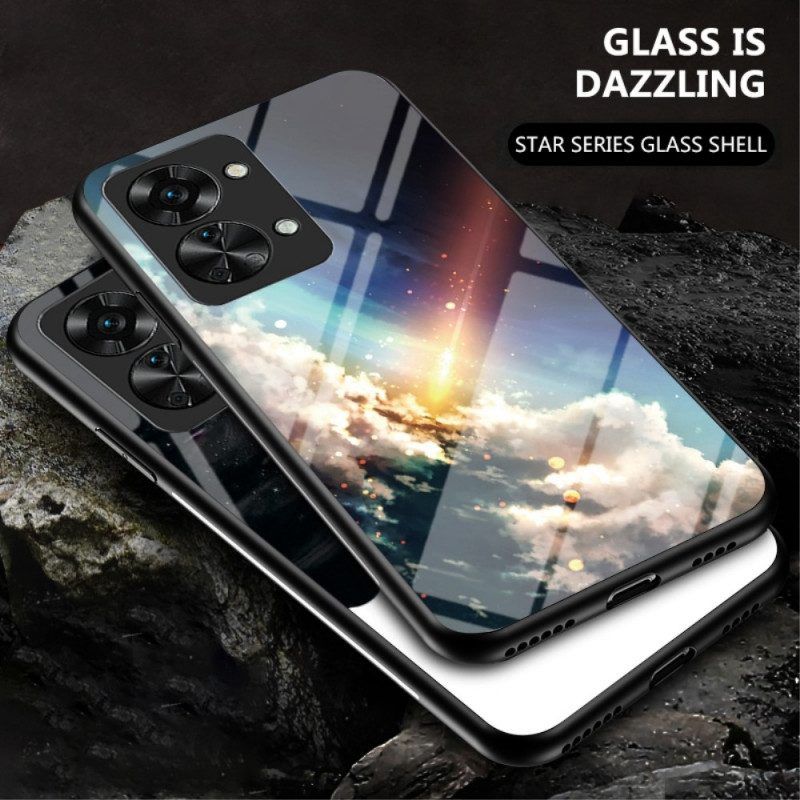 Hülle Für OnePlus Nord 2T 5G Muster Aus Gehärtetem Glas