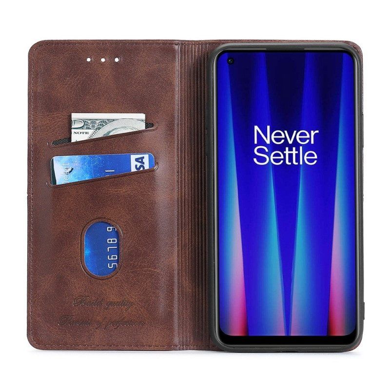 Schutzhülle Für OnePlus Nord 2T 5G Flip Case Nähte