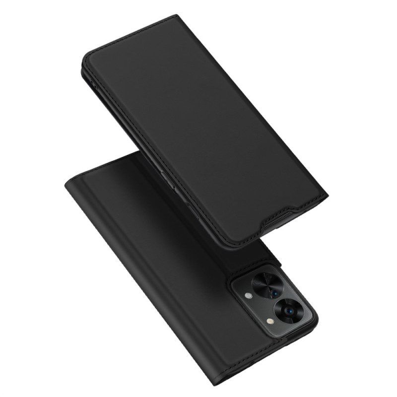 Schutzhülle Für OnePlus Nord 2T 5G Flip Case Skin Pro Dux Ducis