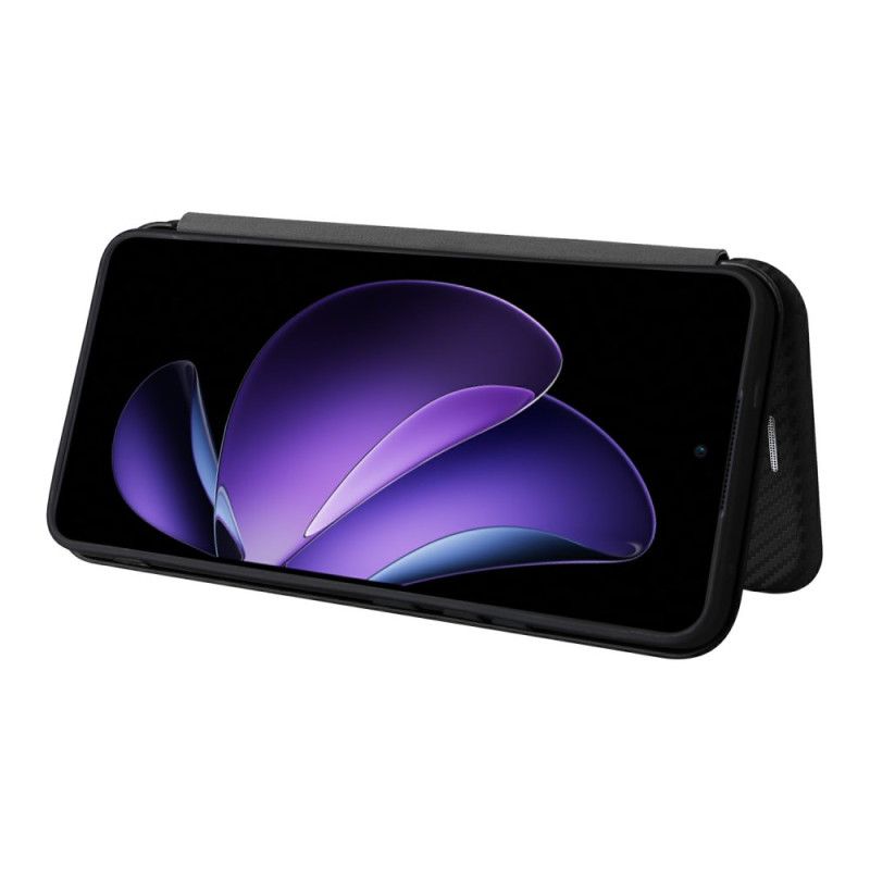 Flip Case Für Oppo Reno 13f 4g / 5g / 13 Fs 5g Carbonfaser