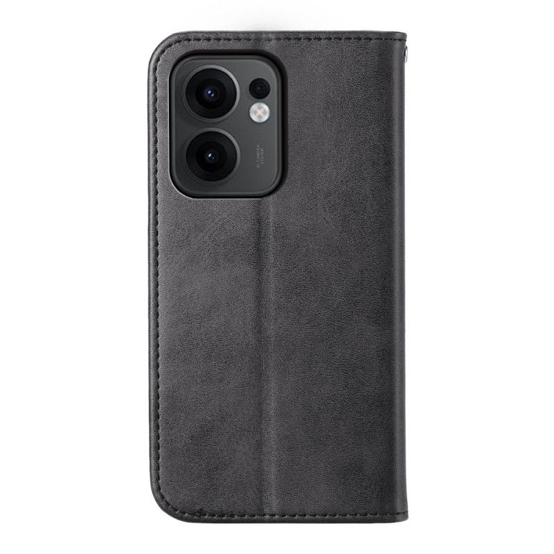 Flip Case Für Oppo Reno 13f 4g / 5g / 13 Fs 5g Rauten Und Riemen