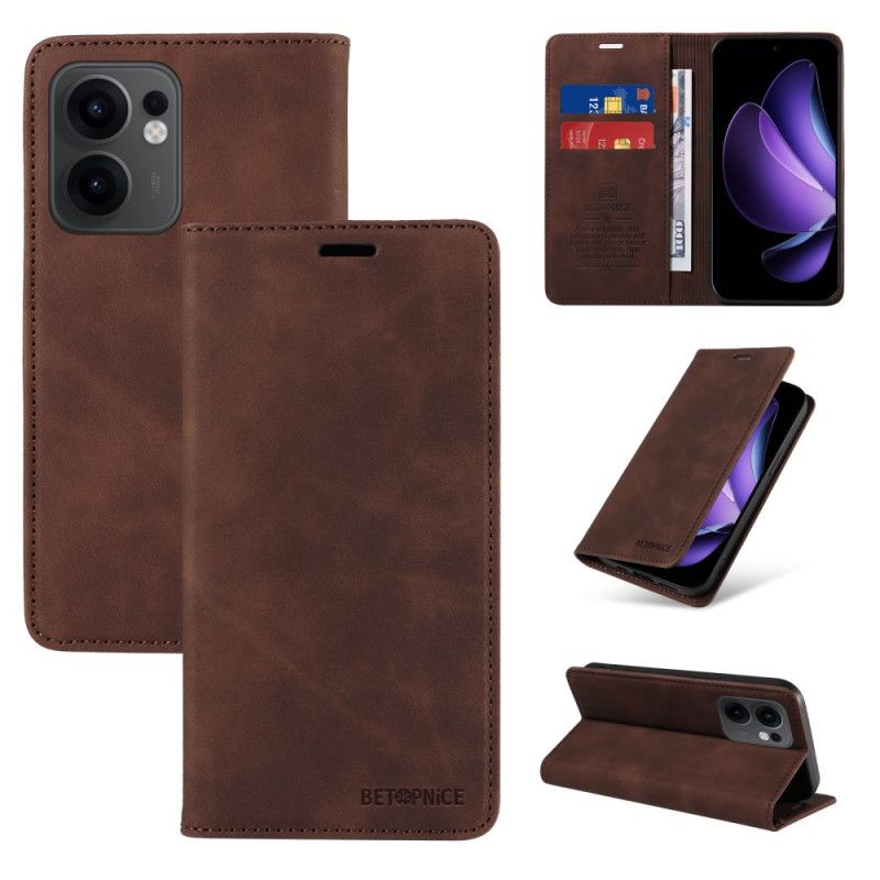 Flip Case Oppo Reno 13f 4g / 5g / 13 Fs 5g Handyhülle Anti-rfid-technologie Betopnice