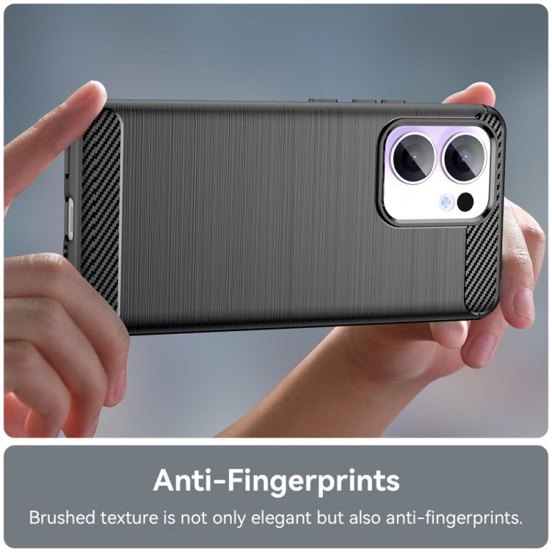 Hülle Oppo Reno 13f 4g / 5g / 13 Fs 5g Gebürstete Kohlefaser