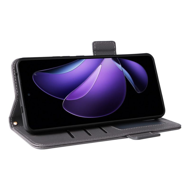 Lederhüllen Oppo Reno 13f 4g / 5g / 13 Fs 5g Lanyard Aus Litschi-kunstleder