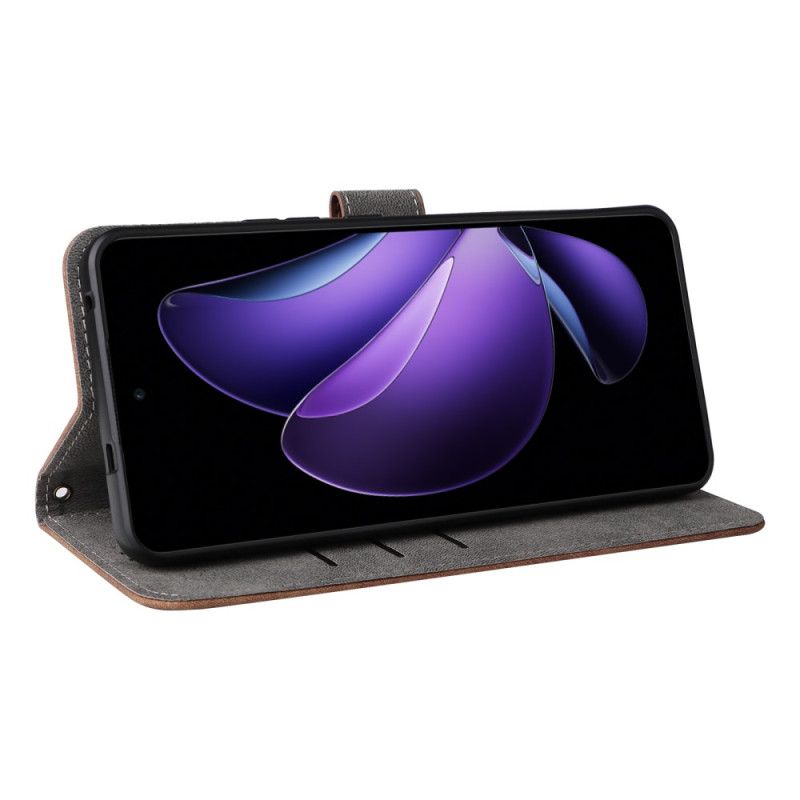 Lederhüllen Oppo Reno 13f 4g / 5g / 13 Fs 5g Rfid-geldbörsen-lanyard