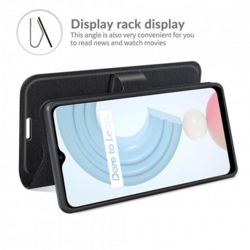 Flip Case Für Realme C21 Klassisch