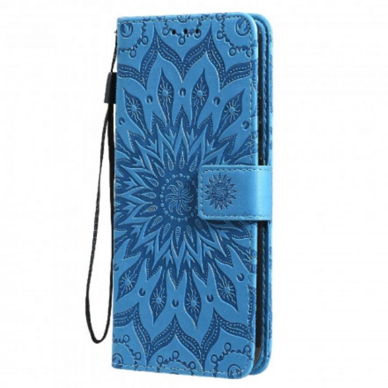 Flip Case Für Realme C21 Sonnenblume