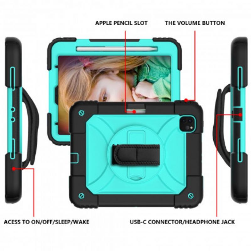 Hülle Ipad Pro 11" (2021) Handyhülle (2020) (2018) Multifunktionaler Maximaler Widerstand