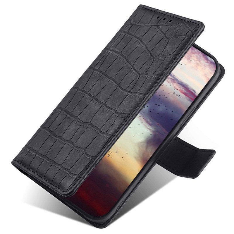 Flip Case Für OnePlus Nord CE 2 Lite 5G Krokodilleder-stil