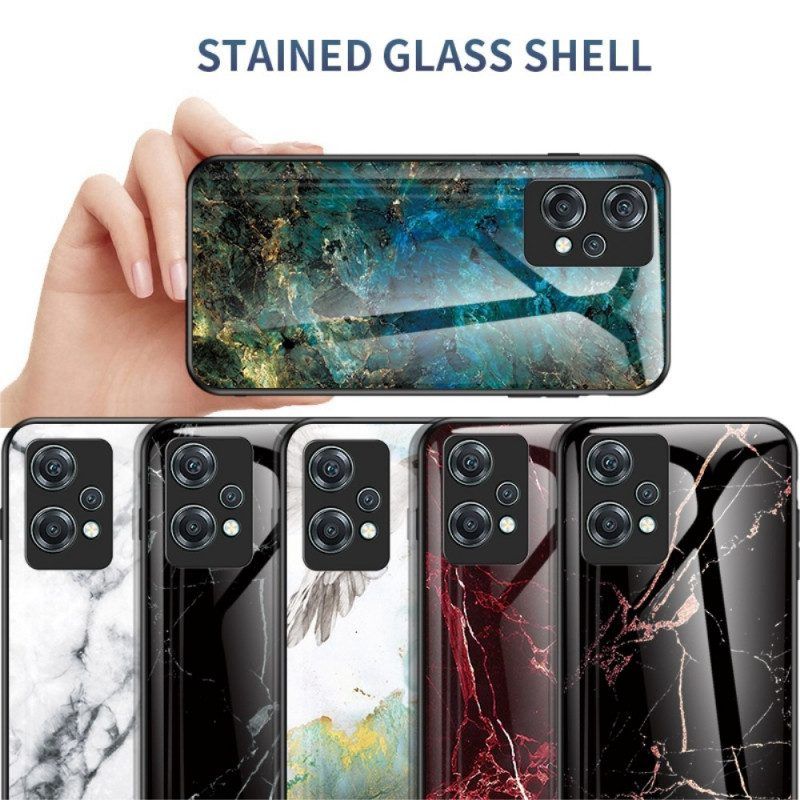 Hülle Für OnePlus Nord CE 2 Lite 5G Marmor-gehärtetes Glas
