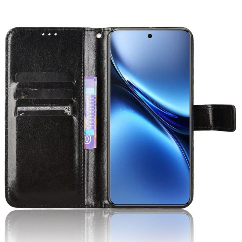 Lederhüllen Für Vivo X200 Pro Glänzendes Kunstleder