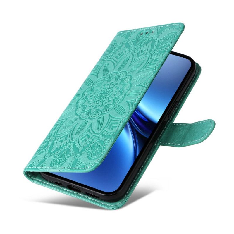 Lederhüllen Vivo X200 Pro Handyhülle Sonnenblumenmuster