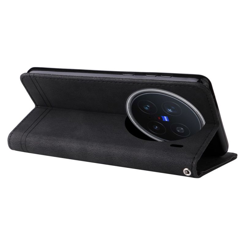 Lederhüllen Vivo X200 Pro Ziernieten In Wildlederoptik