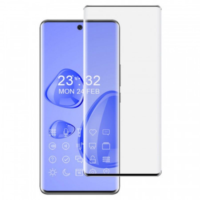 Honor 50 / Huawei Nova 9 Displayschutzfolie Aus Gehärtetem Glas Mit Schwarzem Rand