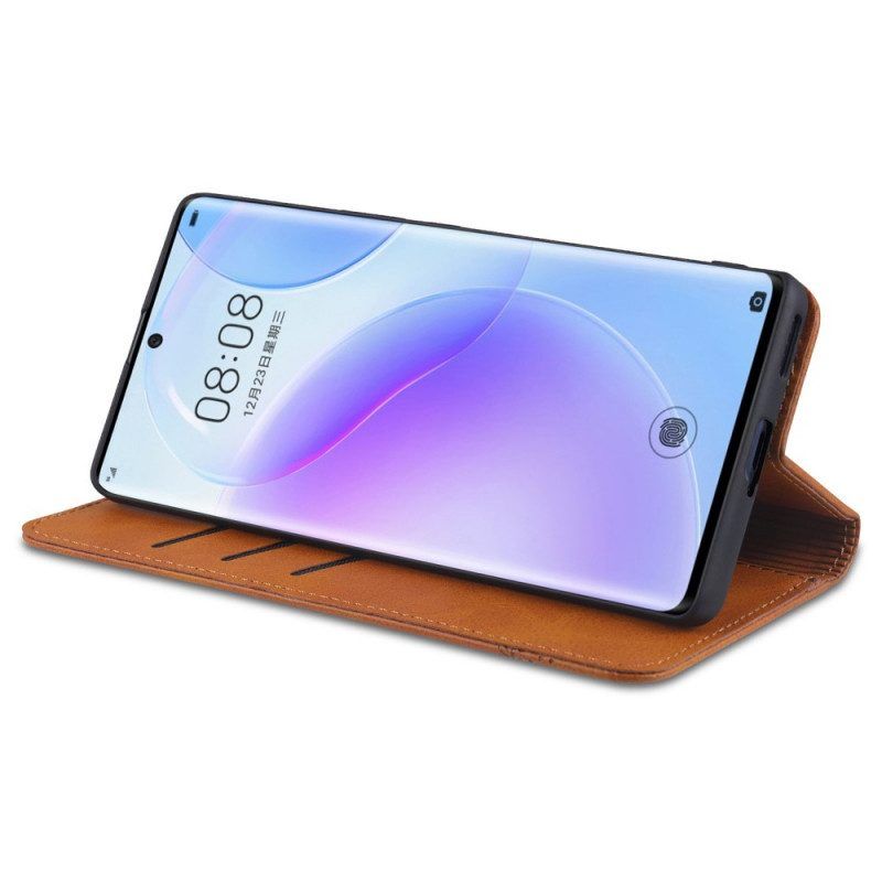 Schutzhülle Für Honor 50 Flip Case Azns Leder-styling