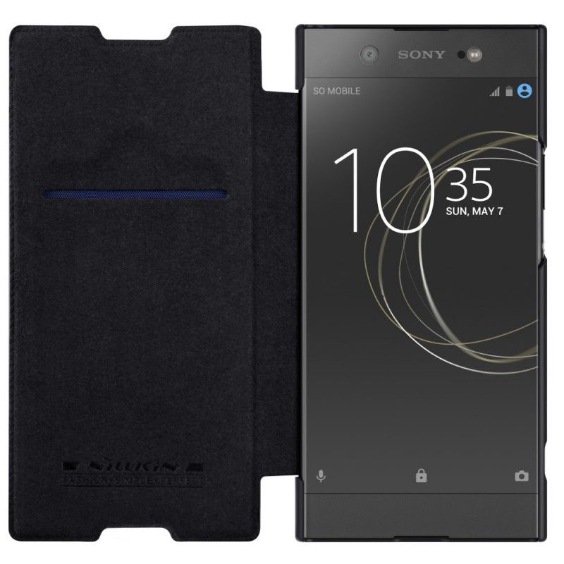 Flip Case Für Sony Xperia XA1 Ultra Weiß Nillkin-Qin-Serie