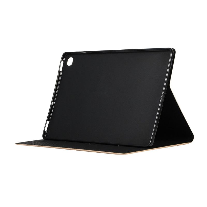 Case Für Samsung Galaxy Tab S6 Lite Schwarz Einzigartiges Kunstleder