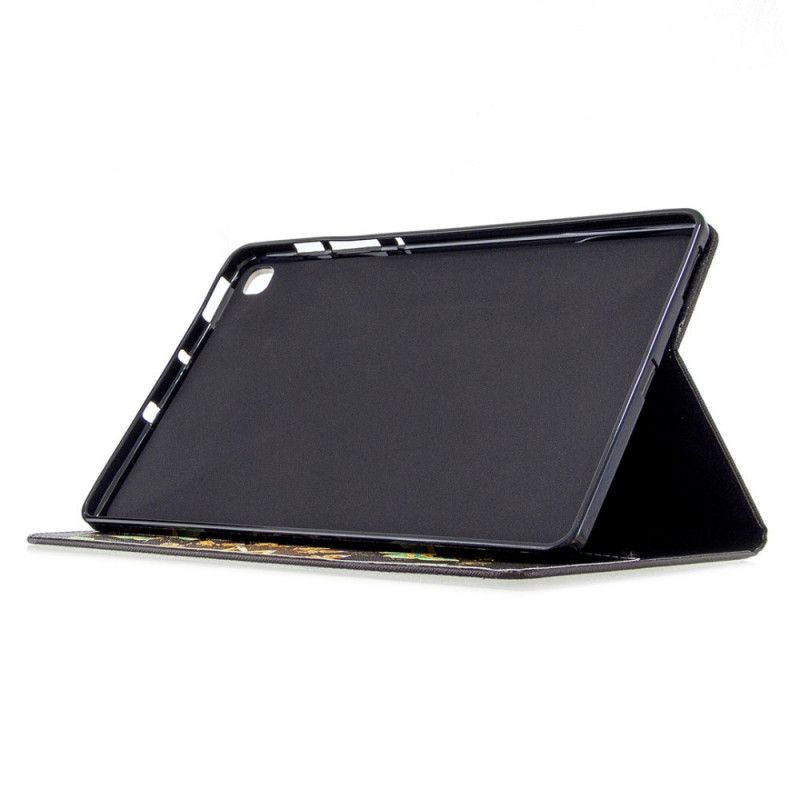 Case Für Samsung Galaxy Tab S6 Lite Schwarz Schmetterlingsserie