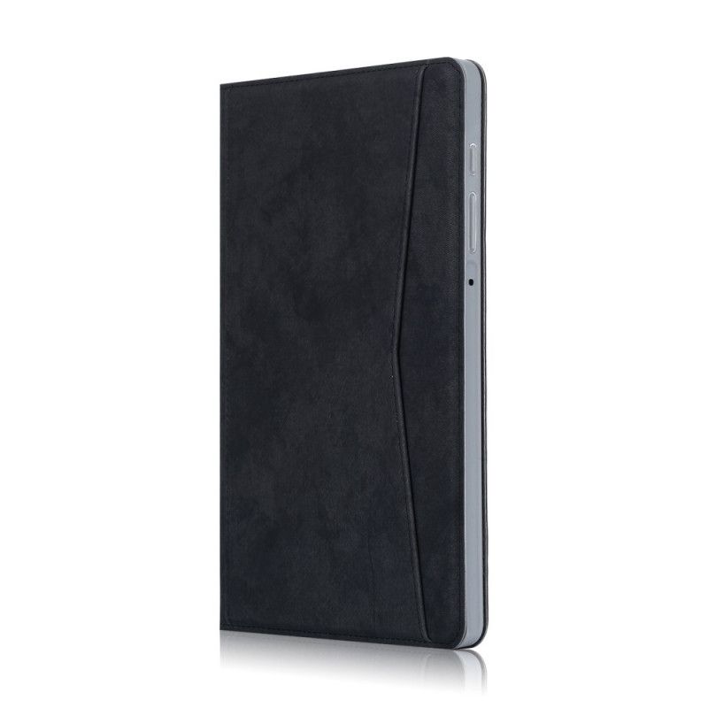 Case Samsung Galaxy Tab S6 Lite Schwarz Mattes Kunstleder