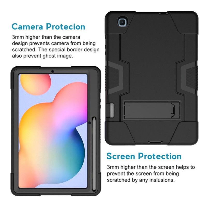 Hülle Samsung Galaxy Tab S6 Lite Schwarz Extrem Widerstandsfähige Farben