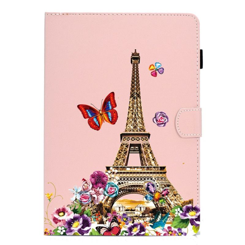 Lederhüllen Für Samsung Galaxy Tab S6 Lite Eiffelturm Im Sommer