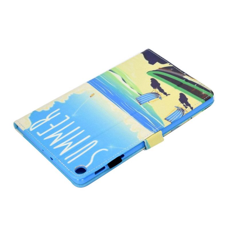 Lederhüllen Samsung Galaxy Tab S6 Lite Grün Strand