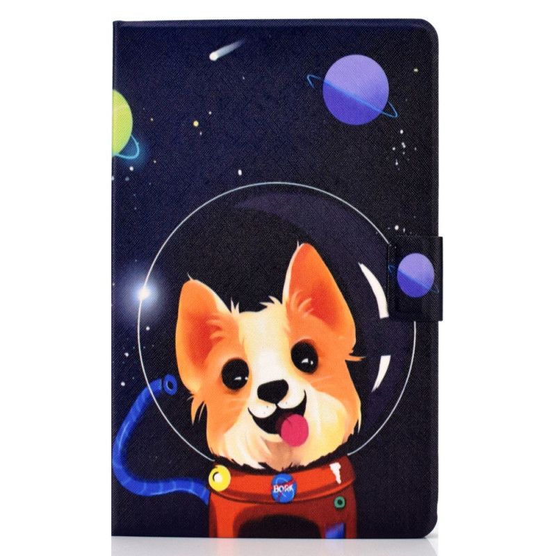 Lederhüllen Samsung Galaxy Tab S6 Lite Weltraumhund