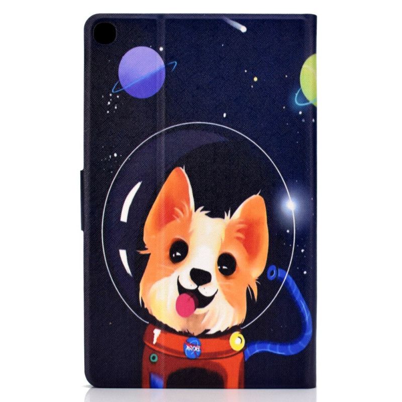 Lederhüllen Samsung Galaxy Tab S6 Lite Weltraumhund